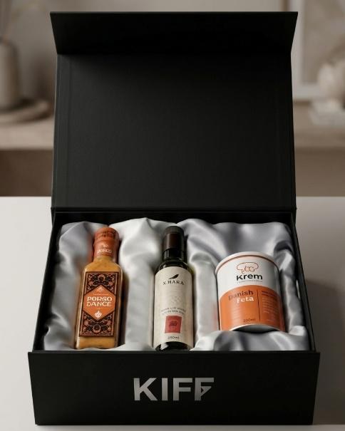 KIFF BOX — caixa premium com laço de cetim